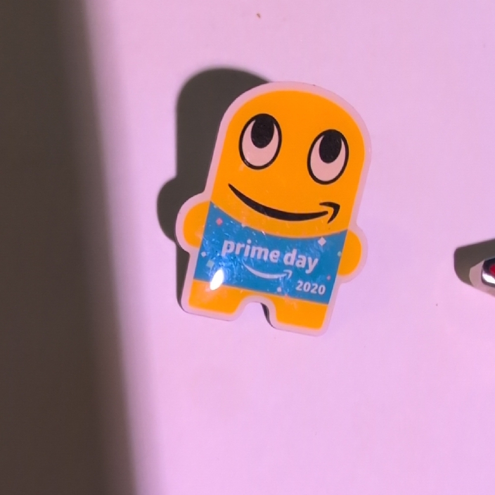 Amazon Prime Day 2020 Yellow and Blue Pin